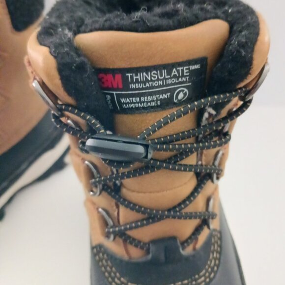 3M Unisex Youth Water Resistant Sole Insulated Boots Tan Size 7 - Picture 2 of 9